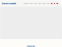 Tablet Screenshot of eren-plastik.com